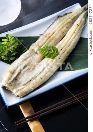 White grilled eel 102747274
