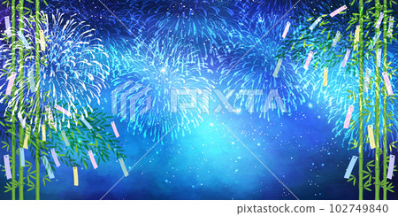 Tanabata night sky milky way background 102749840