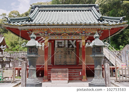 Worship hall of Takiyama Toshogu Shrine Worship hall of Takiyama Toshogu Shrine 102753583