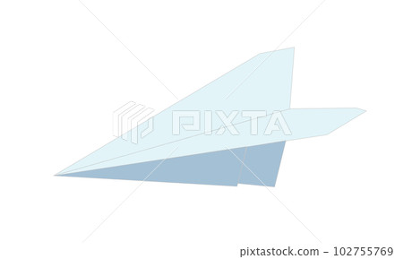 白色紙飛機的插圖 白色紙飛機的插圖 102755769