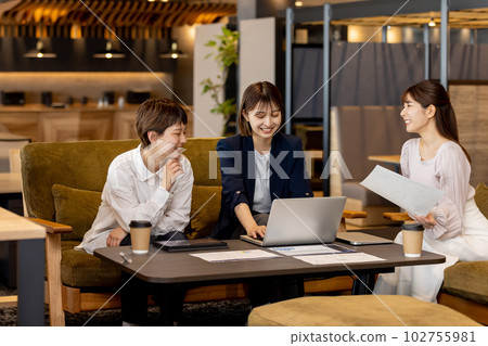 People working in the designer office 102755981