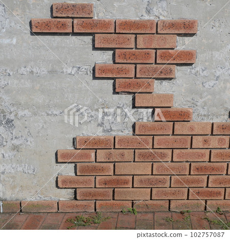 有品位的紅磚牆歐式複古風景 102757087