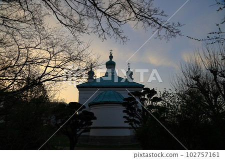 函館正教會的日落 102757161
