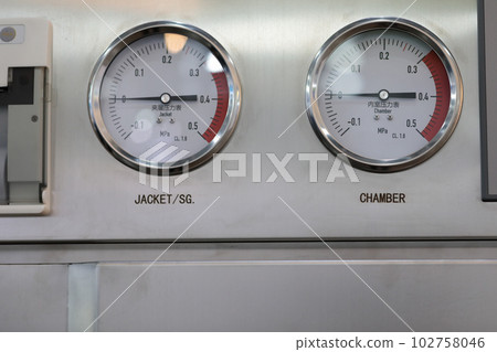 industrial control panel with pressure gauges industrial control panel with pressure gauges 102758046