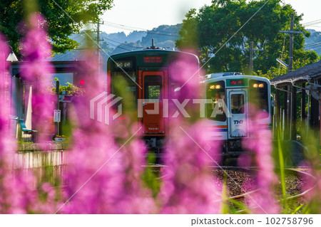 Ichinomiya, Mori-machi, Shuchi-gun, Shizuoka Prefecture Tenryu Hamanako Railway and scenery along the line Ichinomiya, Mori-machi, Shuchi-gun, Shizuoka Prefecture Tenryu Hamanako Railway and scenery along the line 102758796