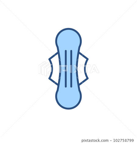 Sanitary Pad related vector icon. Sanitary Pad related vector icon. 102758799