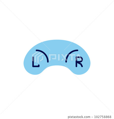 Contact Lenses Case related vector icon. 102758868