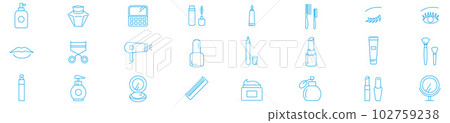 Beauty, makeup, cosmetics, icons Beauty, makeup, cosmetics, icons 102759238