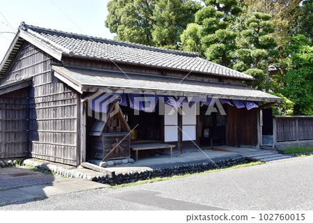 Shimada City Shimada-shuku Oigawa Kawagoe Ruins Banshuku (Jubanshuku) and fresh greenery 102760015