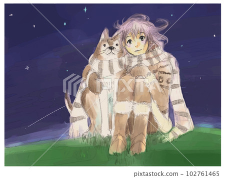 狗和消聲器 狗和消聲器 102761465