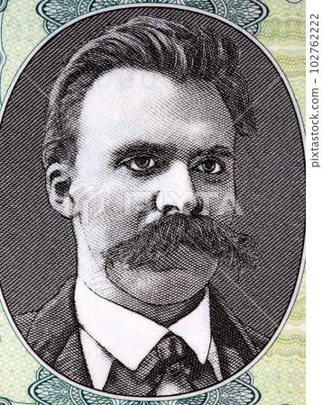 Friedrich Wilhelm Nietzsche a portrait from money 102762222