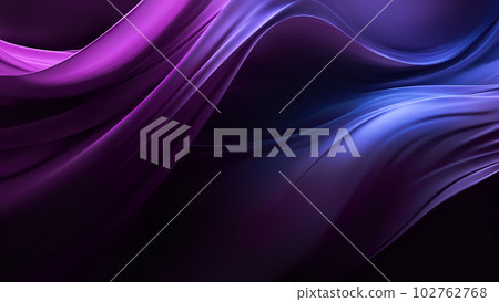 Abstract Background with Purple Silk Waves 102762768