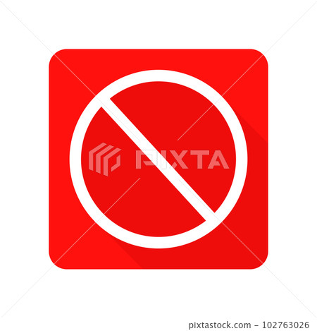 Banned box icon. limit. vector. Banned box icon. limit. vector. 102763026