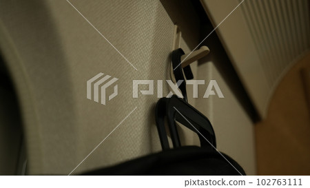 Shinkansen suit hanging / image of business trip Shinkansen suit hanging / image of business trip 102763111