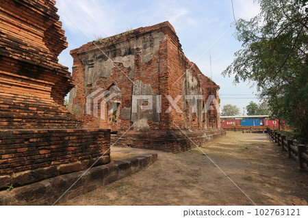 泰國的 Lopburi Wat Bandaihan 泰國的 Lopburi Wat Bandaihan 102763121