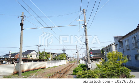 Imizu City, Toyama Prefecture "Manyo Line Tracks" Imizu City, Toyama Prefecture "Manyo Line Tracks" 102763355