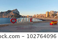 Ifach Cliff from the beach of Calpe. Alicante. Spain. 102764096