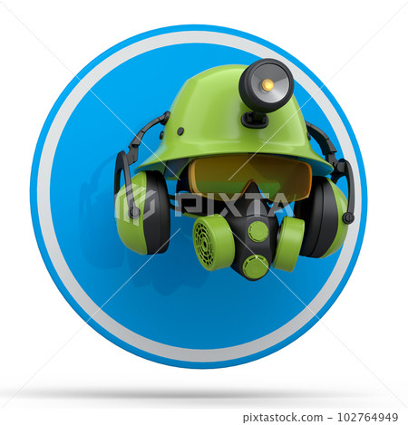 Set of construction wear for repair and installation on white background 102764949