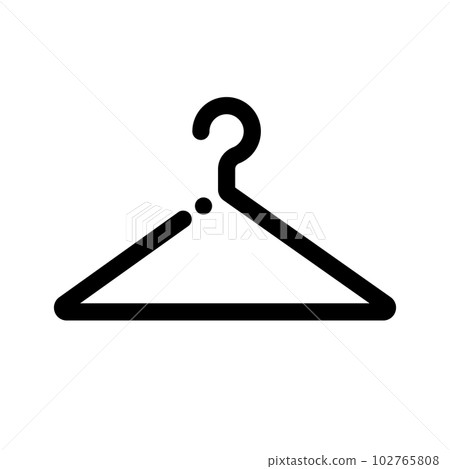 Fashionable hanger icon. Clothes hanger. vector. 102765808