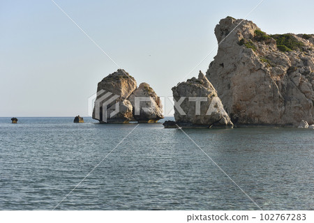 Sea bay and beach 102767283