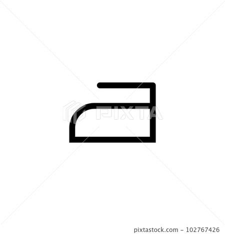 Iron icon. cleaning icon. vector. 102767426