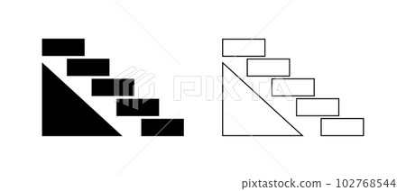 stairs icon set 102768544