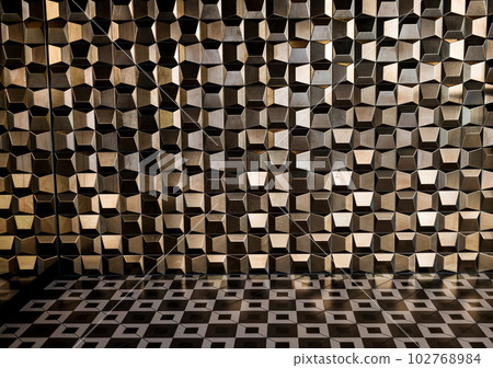 modern luxury interior with abstract wall. 102768984