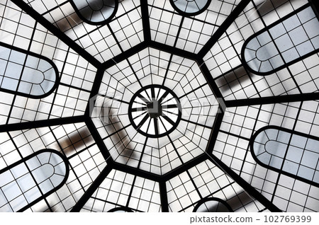 Glass cupola inside a dome Glass cupola inside a dome 102769399