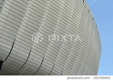 Modern architecture pattern of a stadium Modern architecture pattern of a stadium 102769403