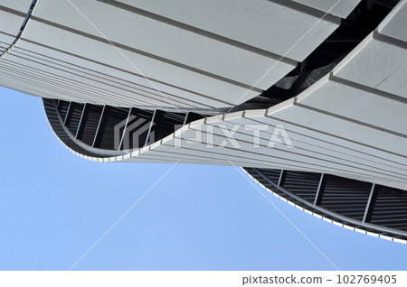 Modern architecture pattern of a stadium Modern architecture pattern of a stadium 102769405