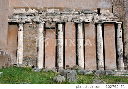 Ancient Roman architectural details Ancient Roman architectural details 102769451