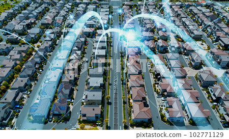 Residential area and network 102771129