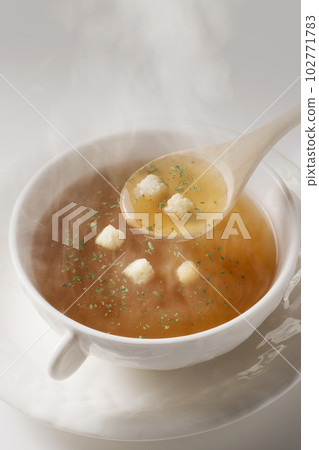 Consomme soup Consomme soup 102771783