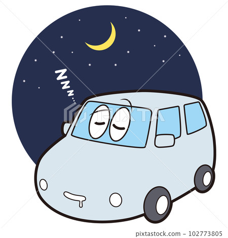 Ordinary car staying in the car 102773805