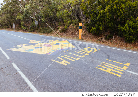 Iconic Willunga Hill Climb in Mclaren Vale Australia Iconic Willunga Hill Climb in Mclaren Vale Australia 102774387