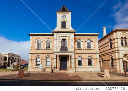 Historic Town Hall in Mount Gambier in South Australia in Australia Historic Town Hall in Mount Gambier in South Australia in Australia 102774430
