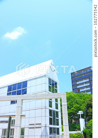 名古屋市風景和名古屋市美術館 名古屋市風景和名古屋市美術館 102775542