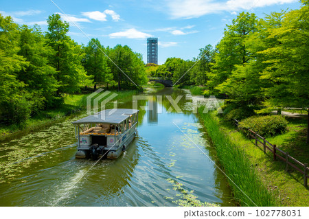 遊船經過的風景~濱名湖花園公園 遊船經過的風景~濱名湖花園公園 102778031
