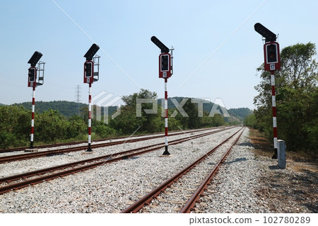 Thailand railway signal 102780289
