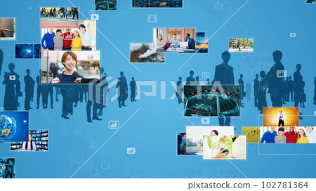 People and video networks People and video networks 102781364