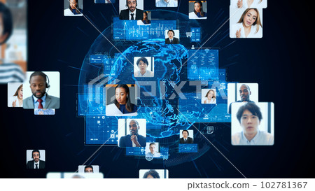 People around the world Global communication 102781367