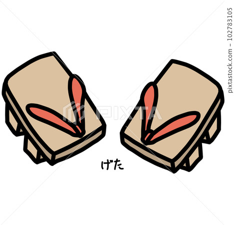 Color illustration of clogs 102783105