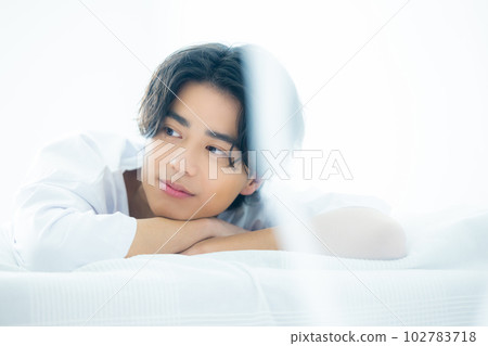 The man in the bedroom The man in the bedroom 102783718