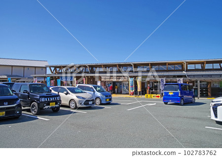 A popular spot Michi-no-Eki Munakata along National Route 495 in Fukuoka Prefecture 102783762