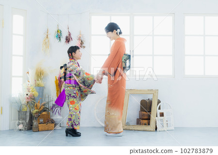 Parent and child kimono photo studio Shichigosan 102783879