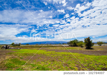 Mauna Loa from Mauna Kea State Park, Hawaii Island 102784007