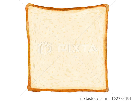 Bread before baking - 1 slice 102784191