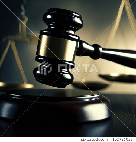 Judge gavel on table Judge gavel on table 102785035