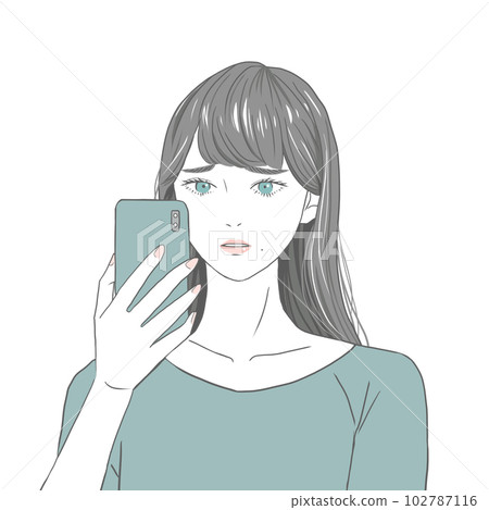 一個有智能手機的女人 102787116