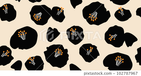 Hand drawn flowers, seamless patterns with floral for fabric, textiles, clothing, wrapping paper, cover, banner, interior decor, abstract backgrounds. Hand drawn flowers, seamless patterns with floral for fabric, textiles, clothing, wrapping paper, cover, banner, interior decor, abstract backgrounds. 102787967